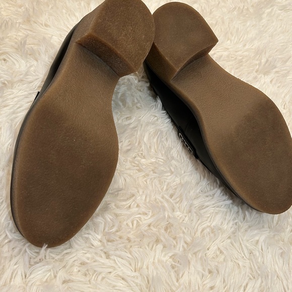 Boden Navy Chunky Heel Loafer - Picture 5 of 10